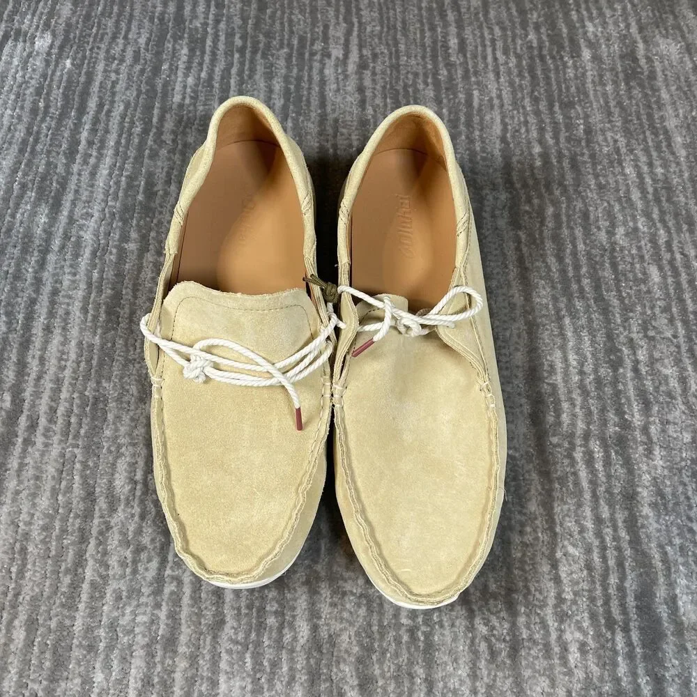 OluKai Shoes Mens Size 11 Beige Ka'a Driver Moccasin Casual Comfort 10534-GSGS
